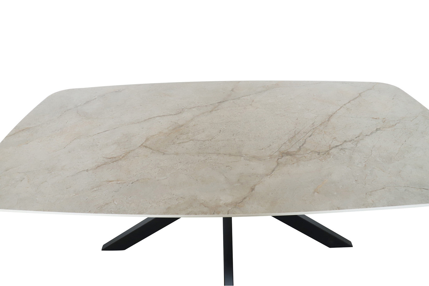 Tafel rinda 180 cm Deens Ovaal Glanzend Steen Shakespear Beige