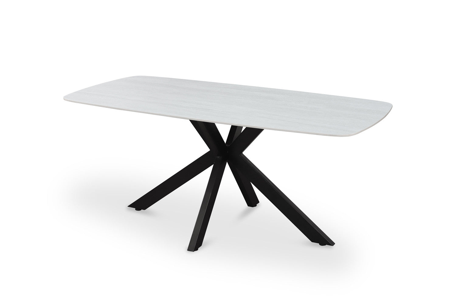 Tafel rinda 180 cm Deens Ovaal Steen Baroque Grijs