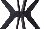 Tafel flow 110 cm Rond Glanzend Steen Italian Grijs