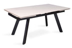 Uitschuifbare tafel tilana 160-240 cm Rechthoekig Steen Wit
