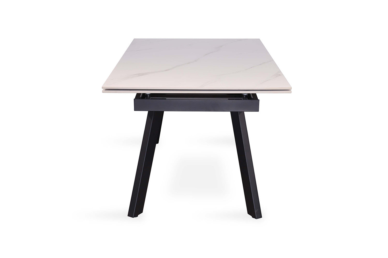 Uitschuifbare tafel tilana 160-240 cm Rechthoekig Steen Wit
