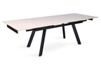 Uitschuifbare tafel tilana 160-240 cm Rechthoekig Steen Wit