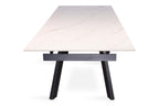 Uitschuifbare tafel tilana 160-240 cm Rechthoekig Steen Wit