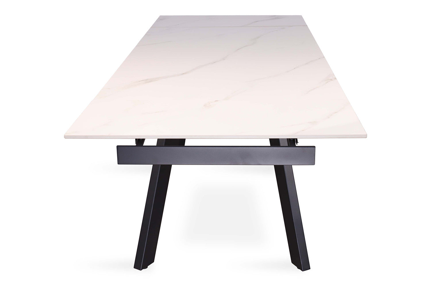 Uitschuifbare tafel tilana 160-240 cm Rechthoekig Steen Wit