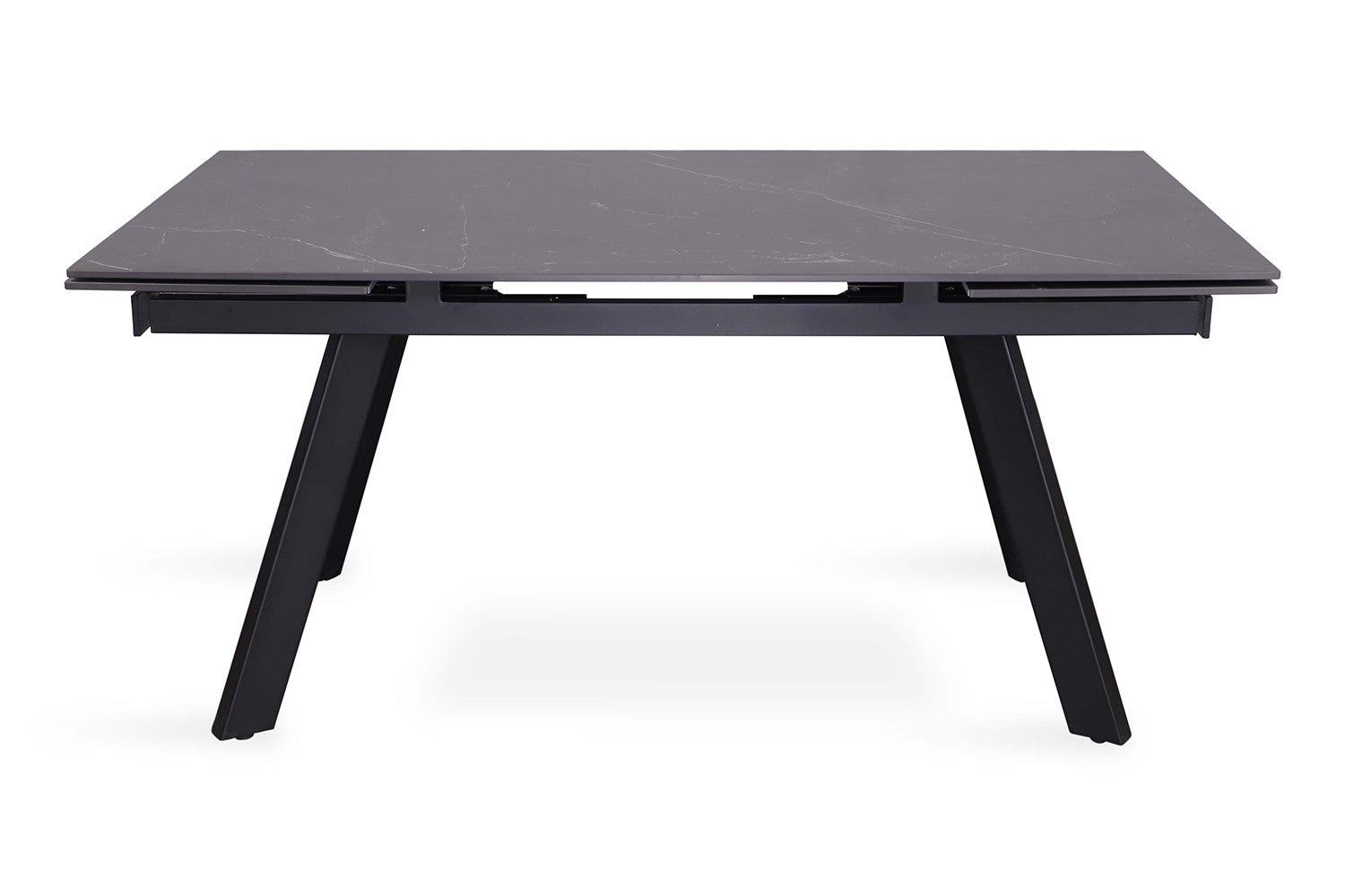Uitschuifbare tafel tilana 160-240 cm Rechthoekig Steen Zwart