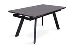 Uitschuifbare tafel tilana 160-240 cm Rechthoekig Steen Zwart
