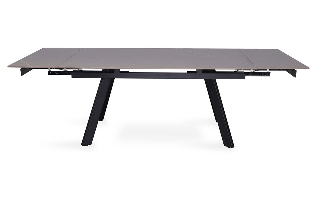 Uitschuifbare tafel tilana 160-240 cm Rechthoekig Steen Grijs
