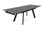 Uitschuifbare tafel tilana 160-240 cm Rechthoekig Steen Grijs