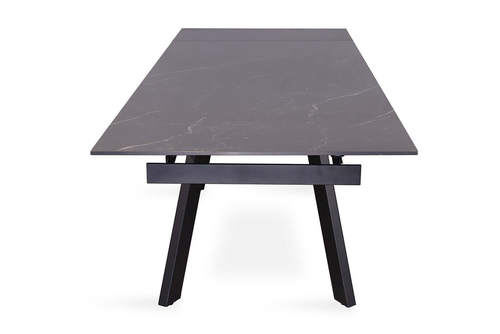 Uitschuifbare tafel tilana 160-240 cm Rechthoekig Steen Grijs
