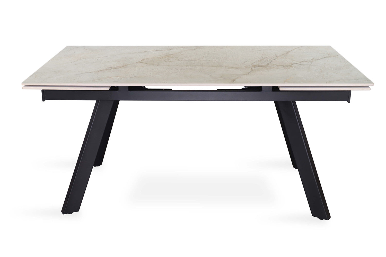 Uitschuifbare tafel ray 160-240 cm Rechthoekig Glanzend Shakespear Beige
