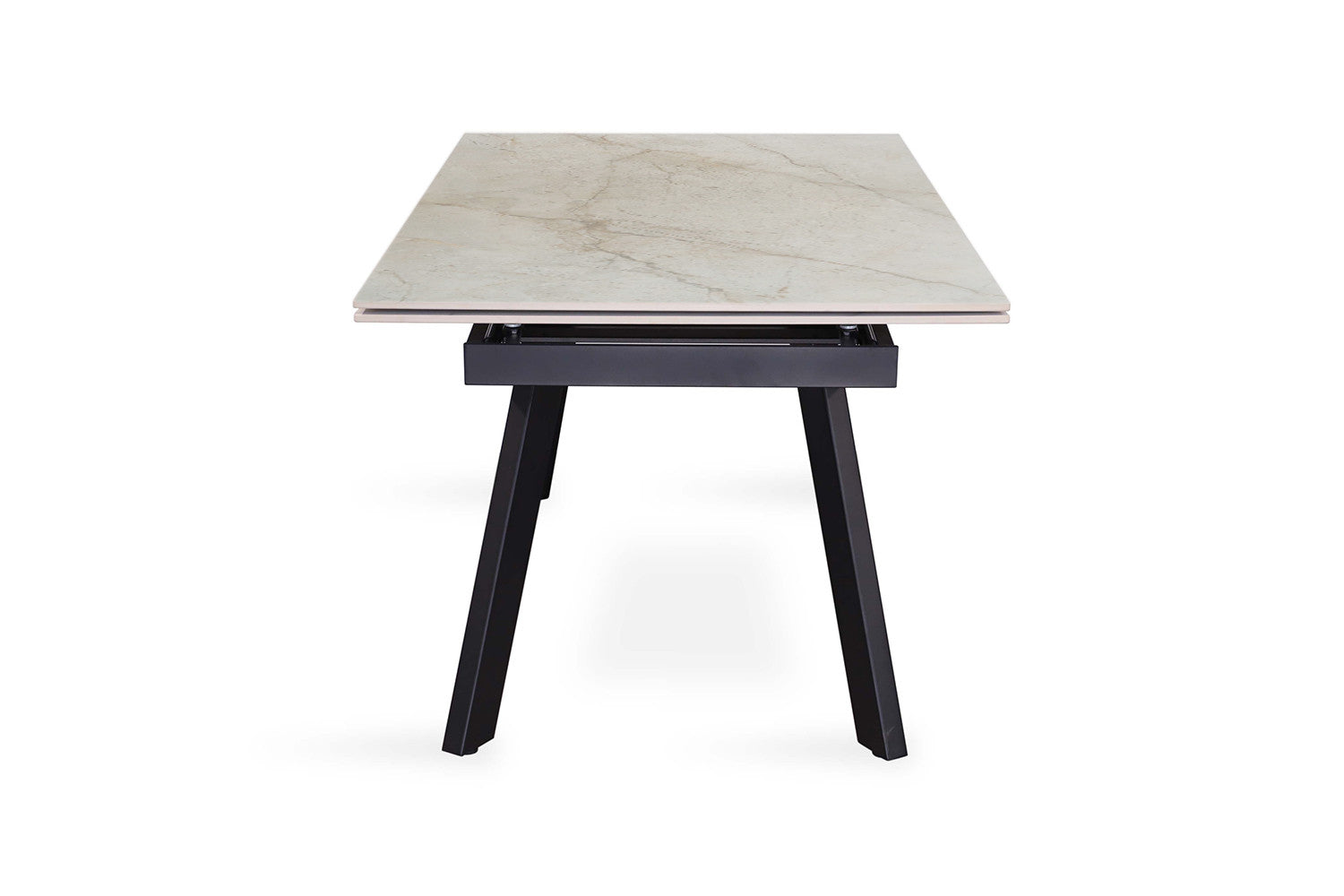 Uitschuifbare tafel ray 160-240 cm Rechthoekig Glanzend Shakespear Beige