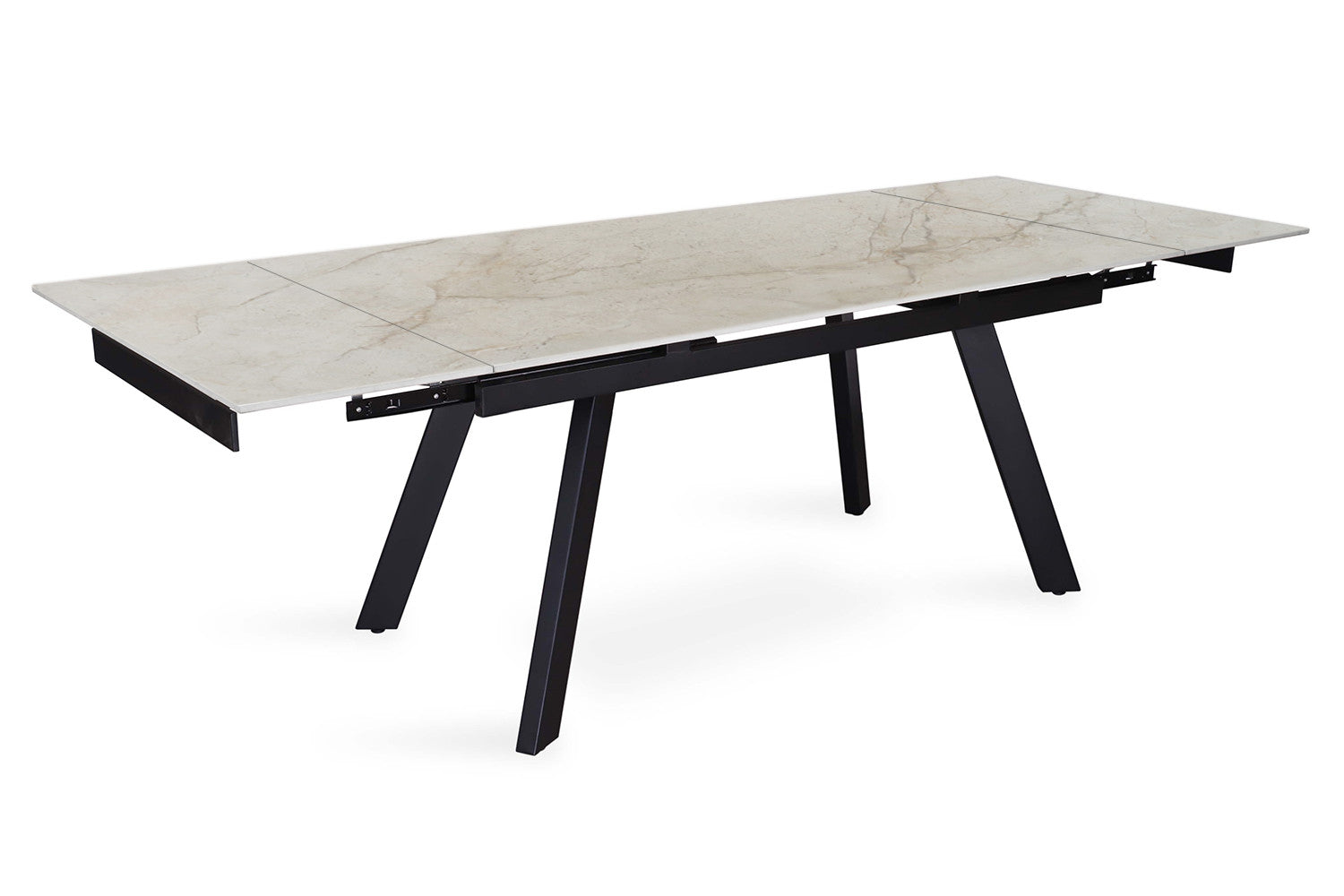 Uitschuifbare tafel ray 160-240 cm Rechthoekig Glanzend Shakespear Beige