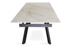 Uitschuifbare tafel ray 160-240 cm Rechthoekig Glanzend Shakespear Beige