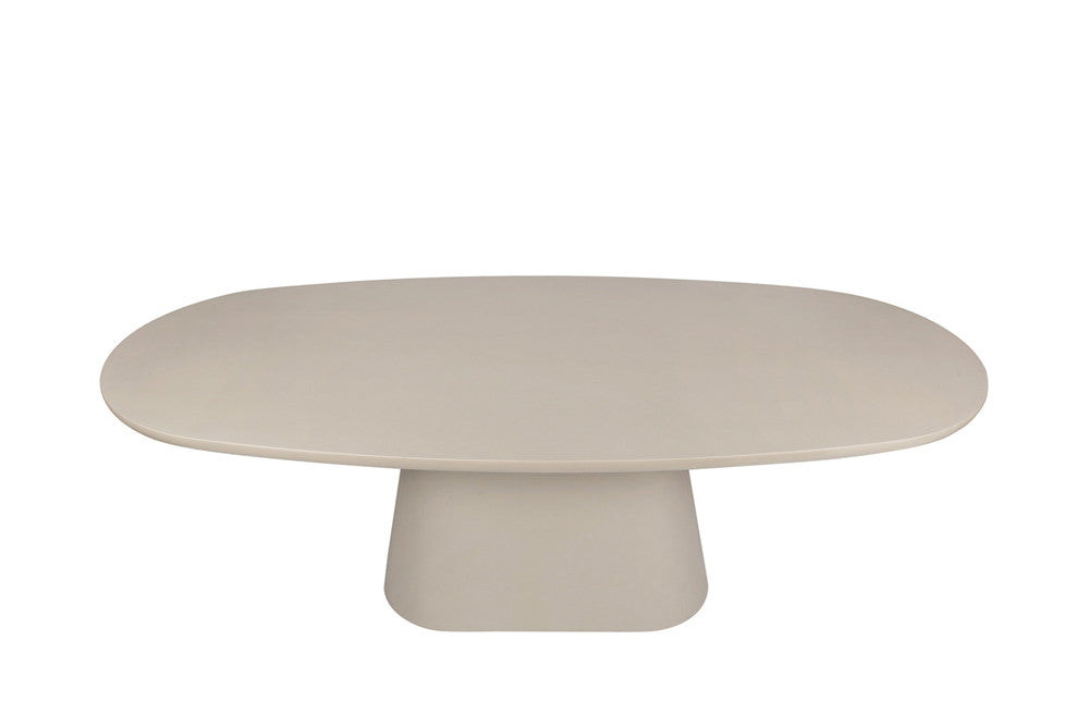 Tafel vilano 220 cm Ovaal Cement Beige