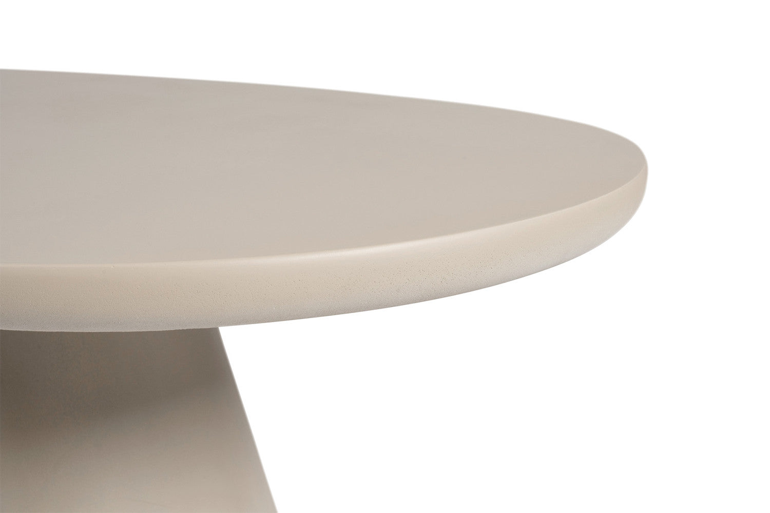 Tafel vilano 220 cm Ovaal Cement Beige