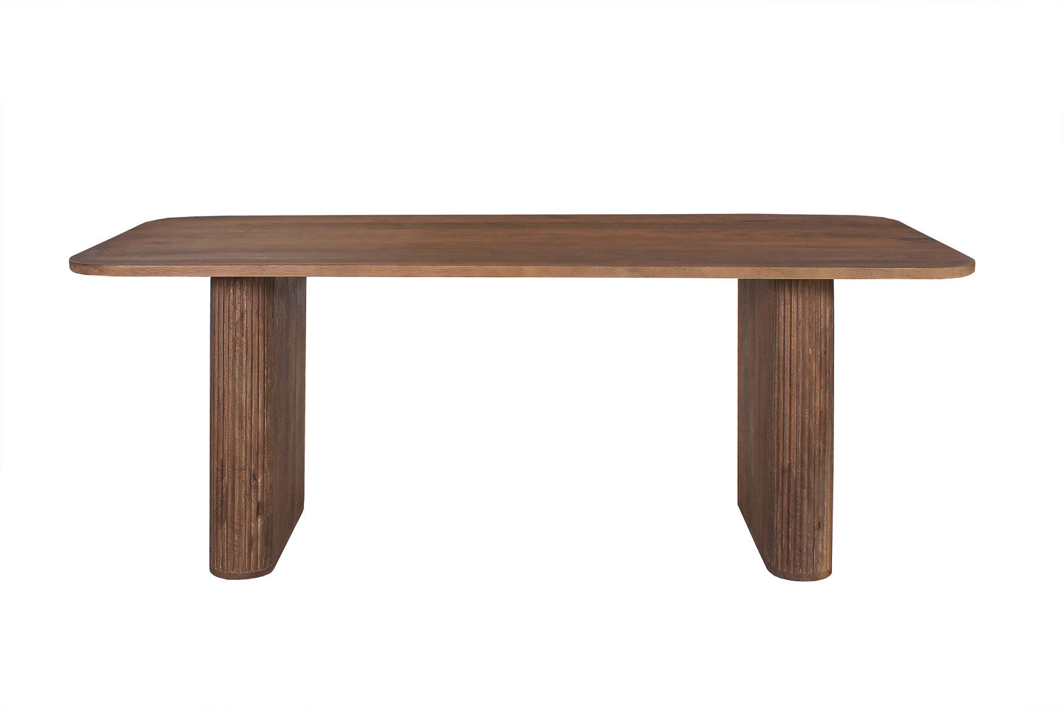 Tafel trey 200 cm Deens Ovaal Mango hout Lichtbruin