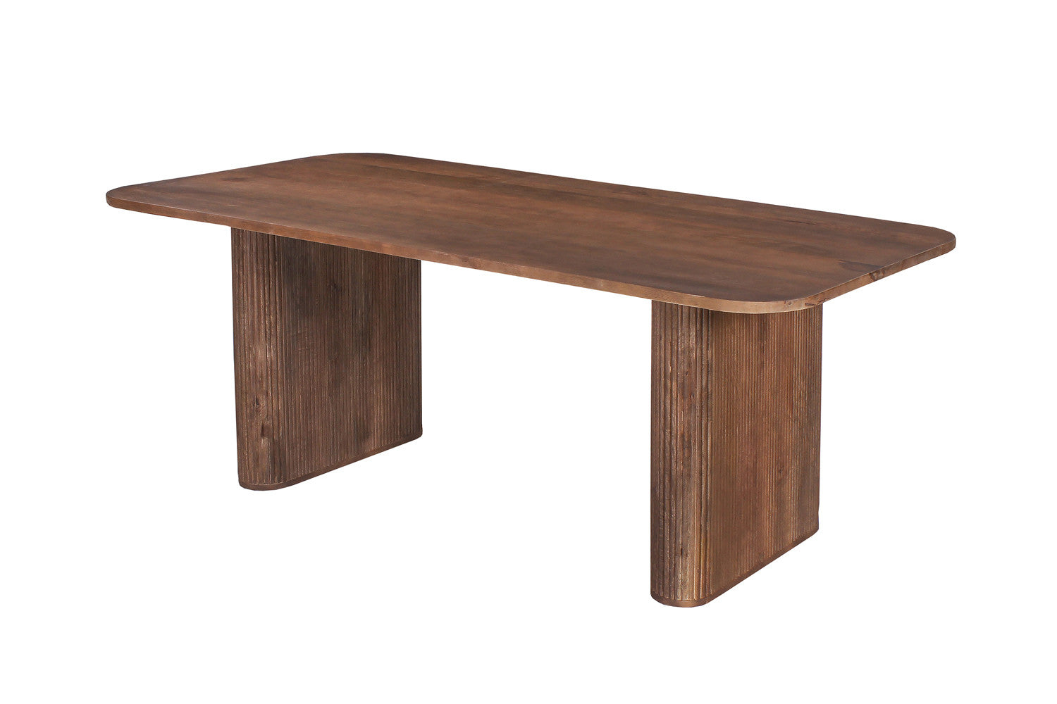 Tafel trey 200 cm Deens Ovaal Mango hout Lichtbruin