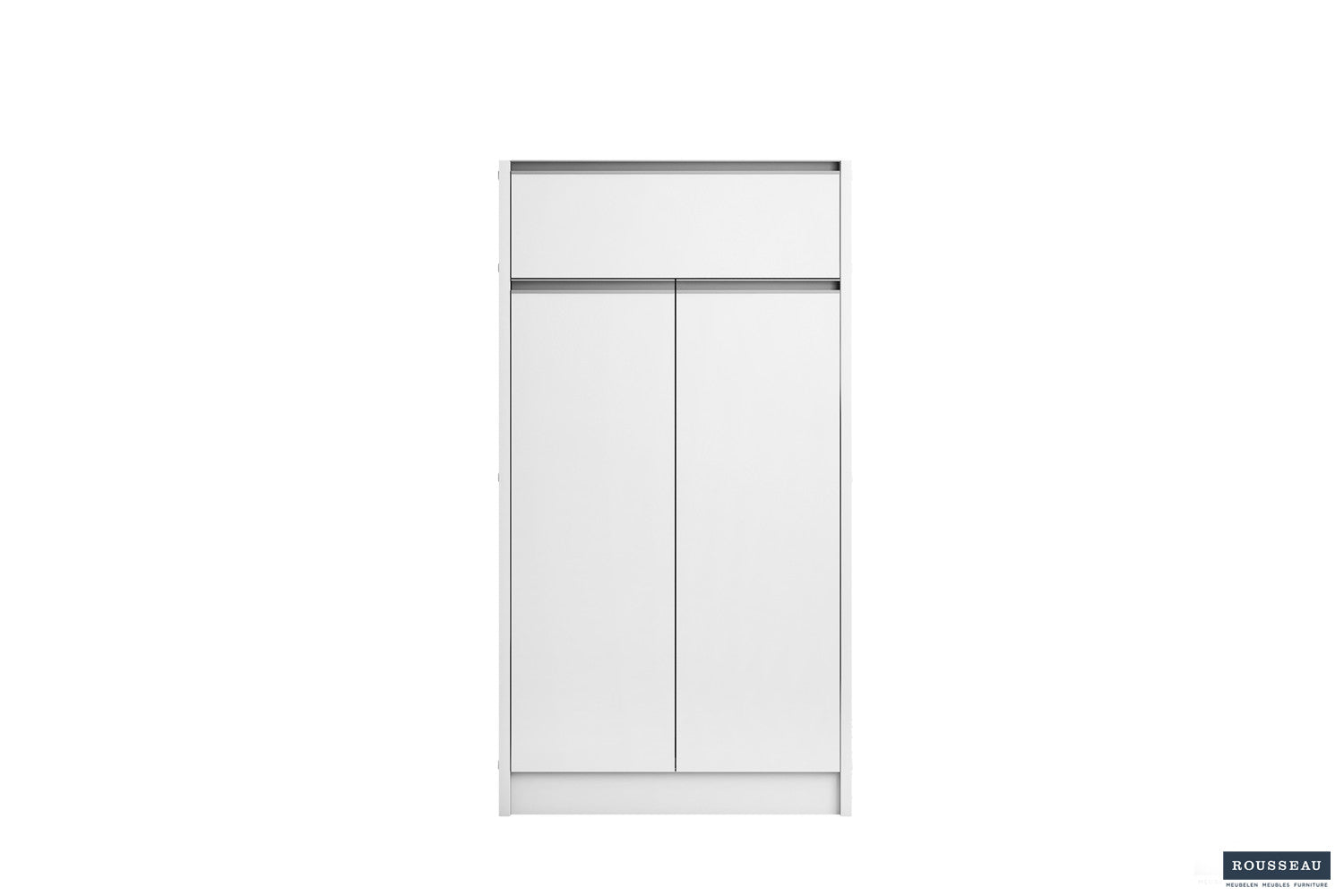 Schoenenkast Lola 2 deuren en 1 lade Wit