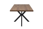 Uitschuifbare tafel cobalt 160-200 cm Donkerbruin