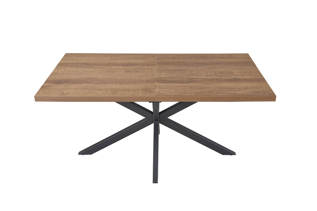 Uitschuifbare tafel cobalt 160-200 cm Donkerbruin