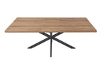 Uitschuifbare tafel cobalt 160-200 cm Donkerbruin