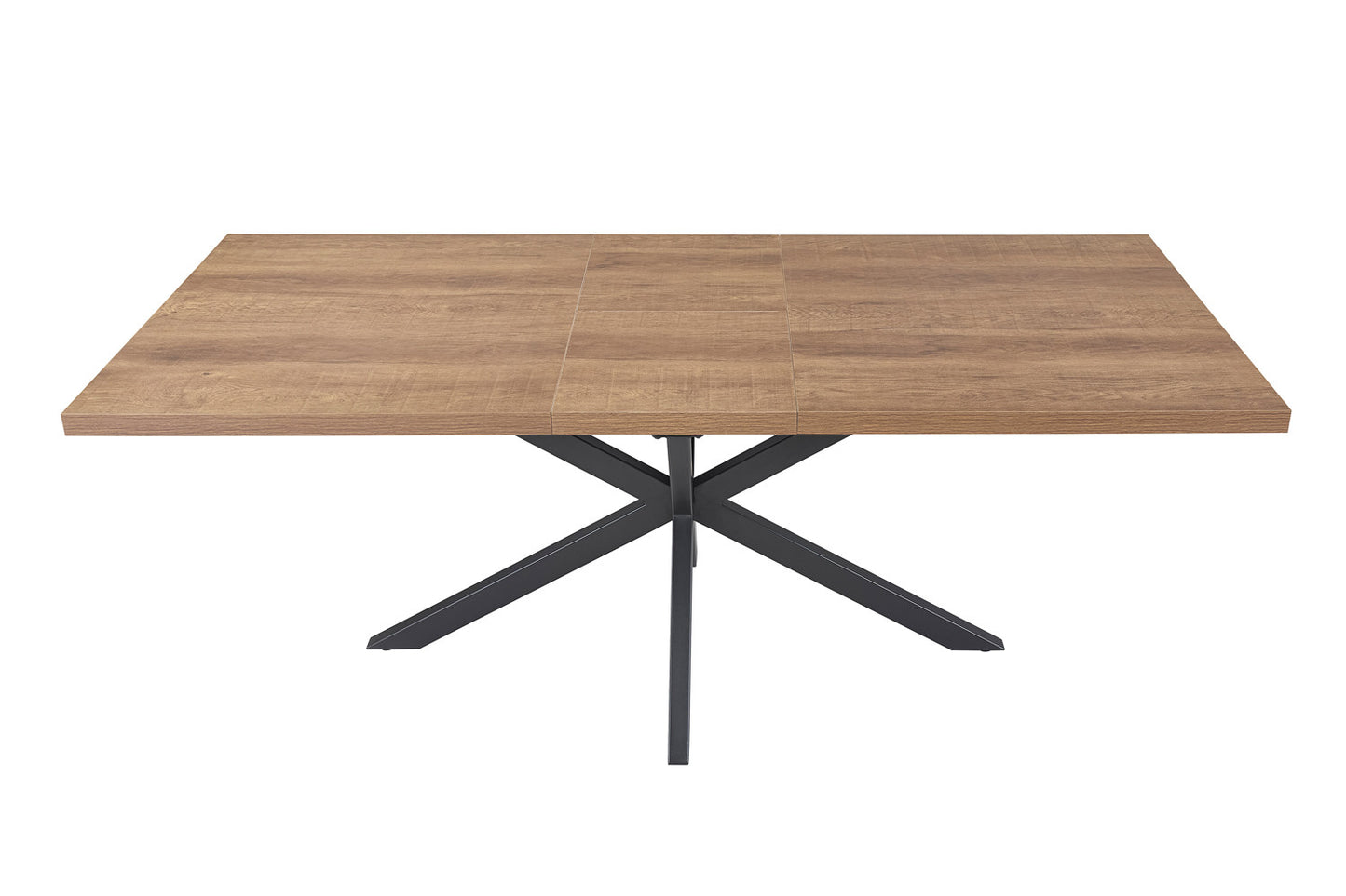 Uitschuifbare tafel cobalt 160-200 cm Donkerbruin