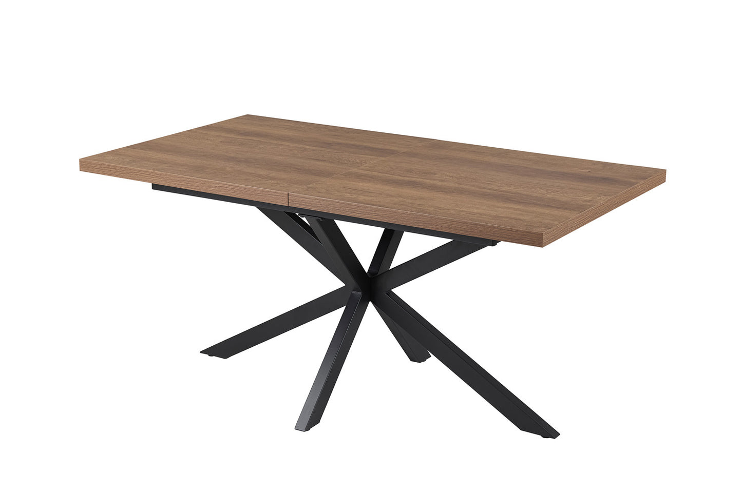 Uitschuifbare tafel cobalt 160-200 cm Donkerbruin