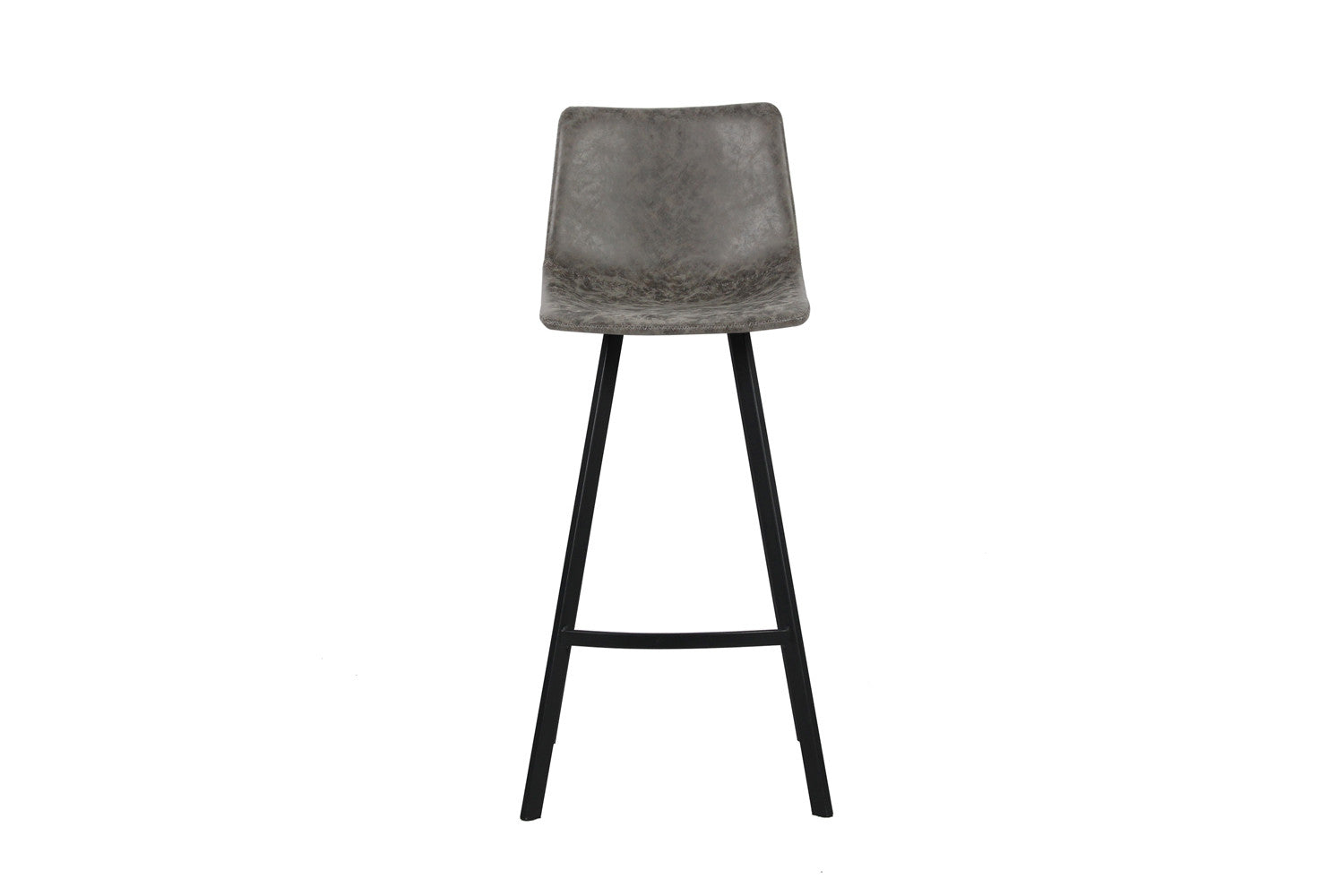 Barstoel crystalia PU Grijs