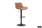 Barstoel vertino PU Cognac
