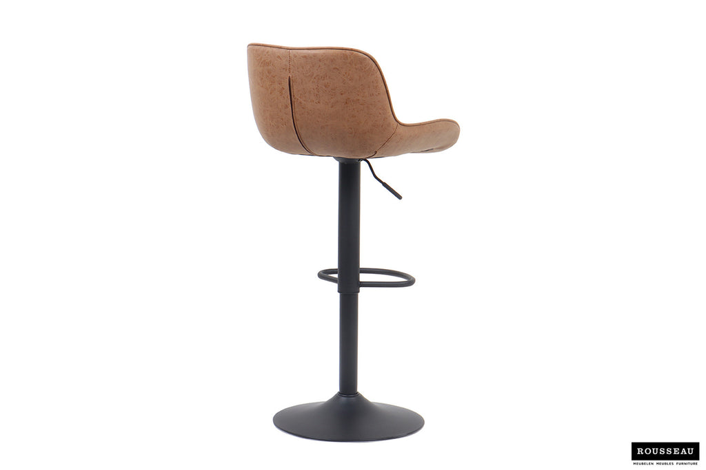 Barstoel vertino PU Cognac