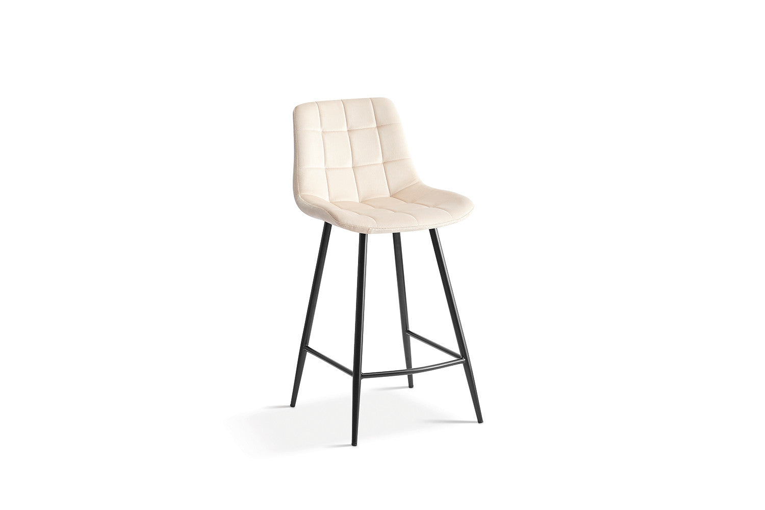 Counterstoel jut Fluweel Beige