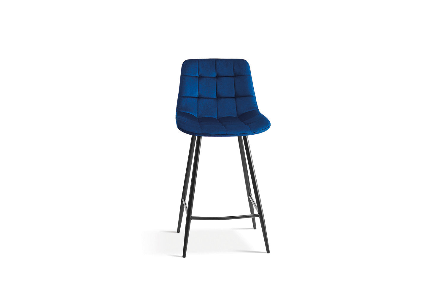 Counterstoel jut Fluweel Blauw