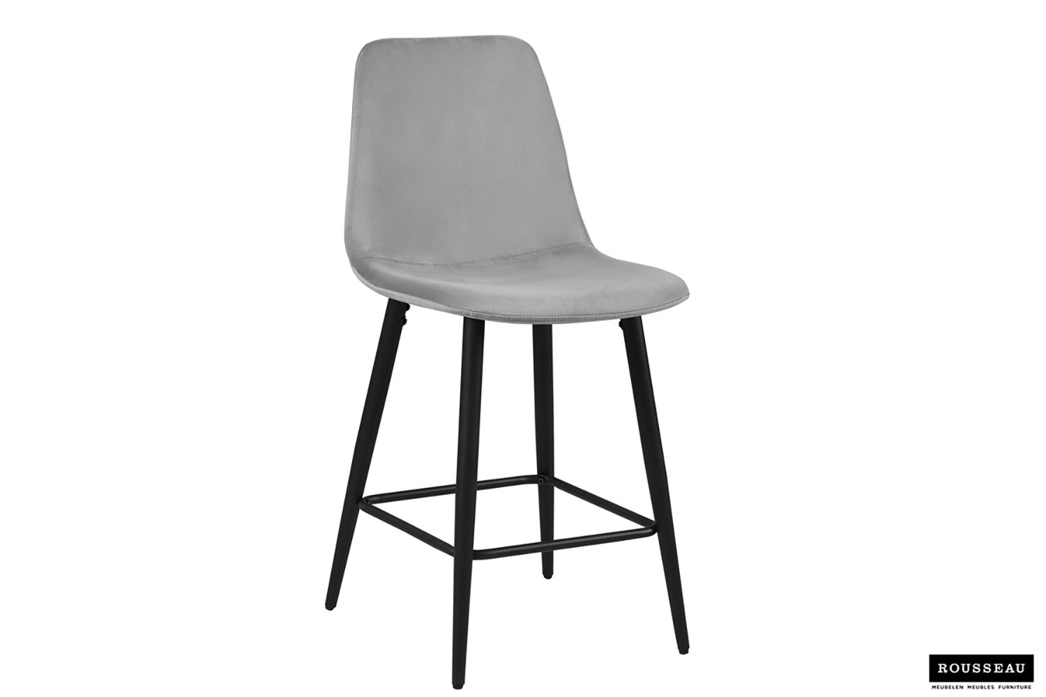 Counterstoel goy Fluweel Grijs