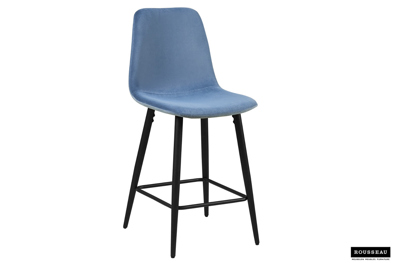 Counterstoel goy Fluweel Lichtblauw