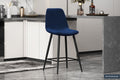 Counterstoel goy Fluweel Donkerblauw
