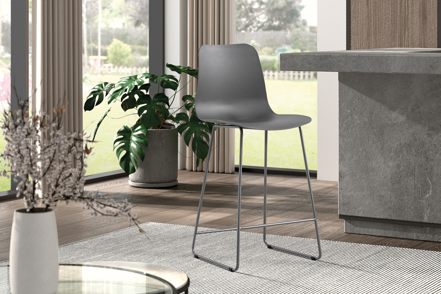 Counterstoel mar PP Grijs