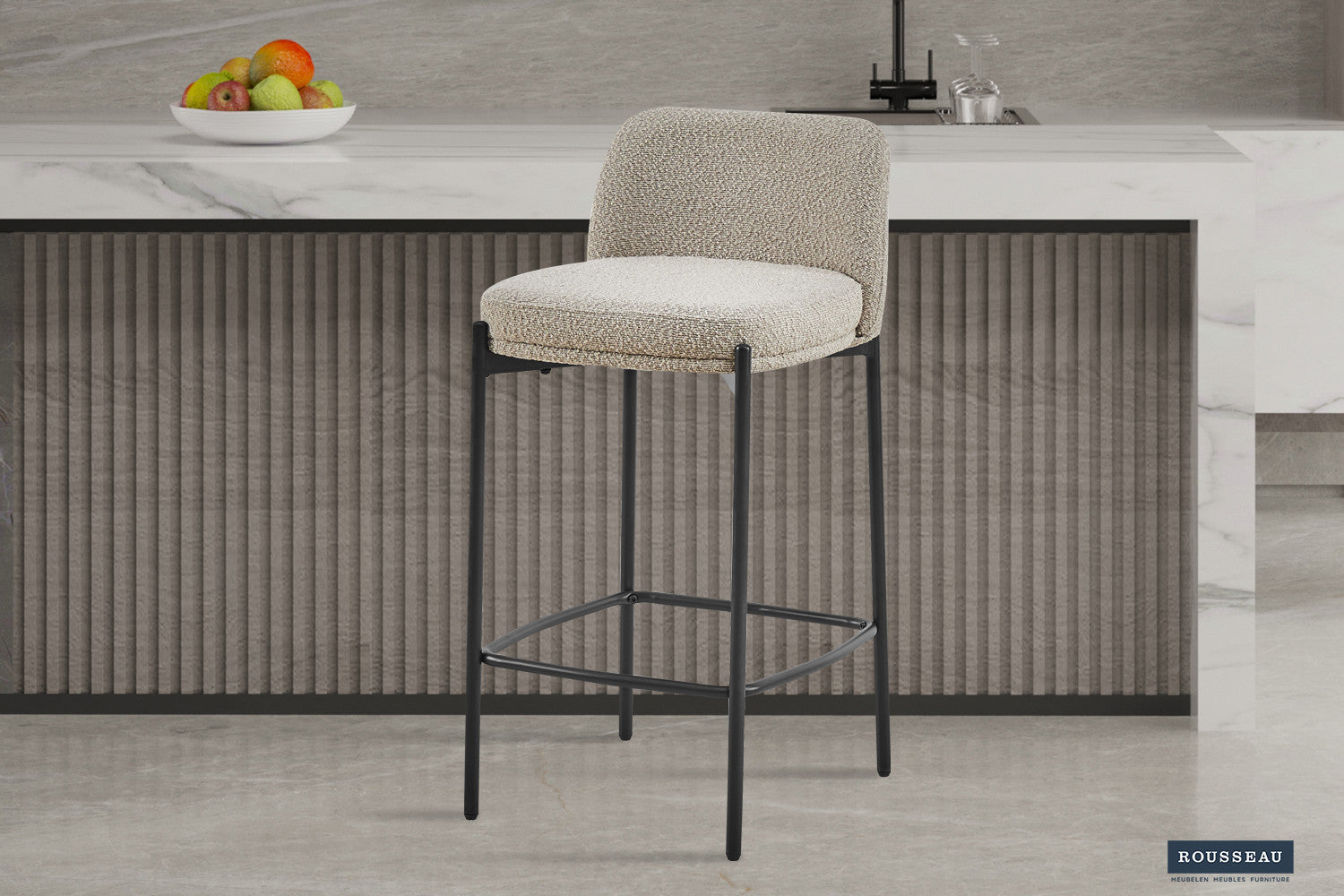 Counterstoel ell Stof Zand