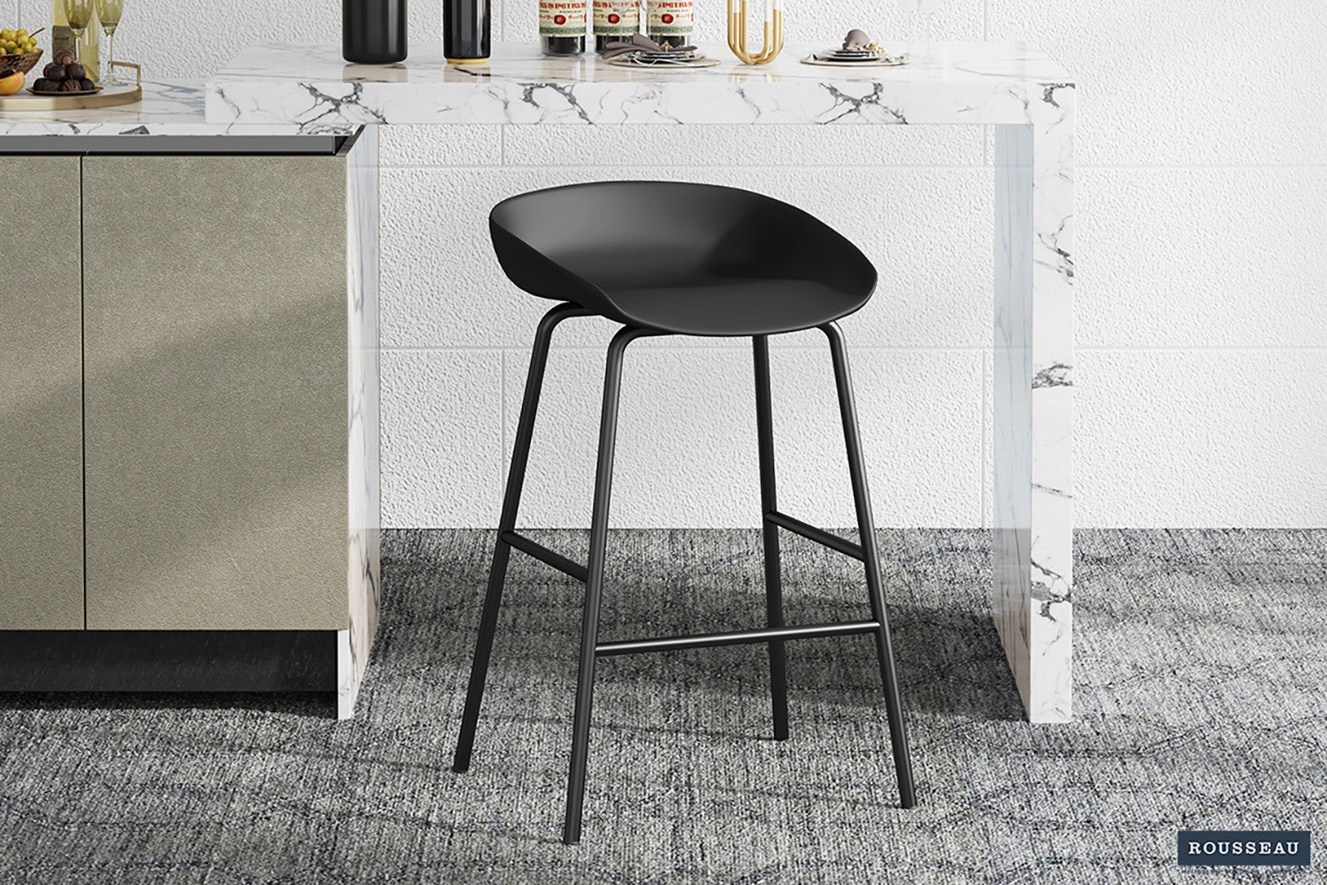 Counterstoel ann PP Zwart