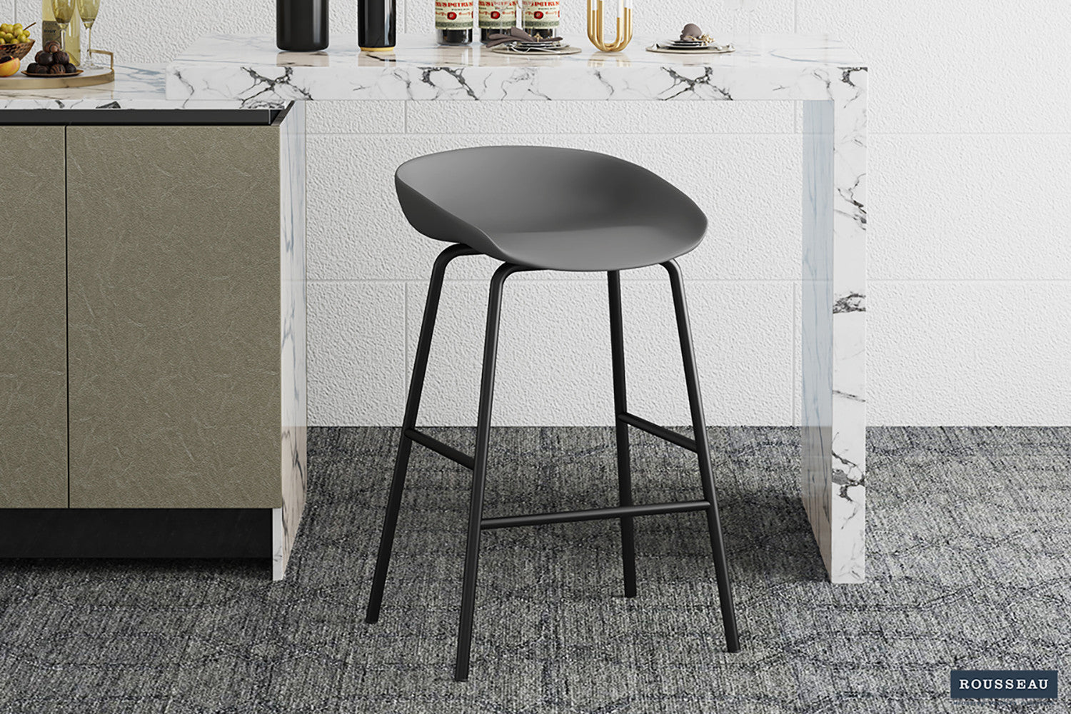 Counterstoel ann PP Grijs