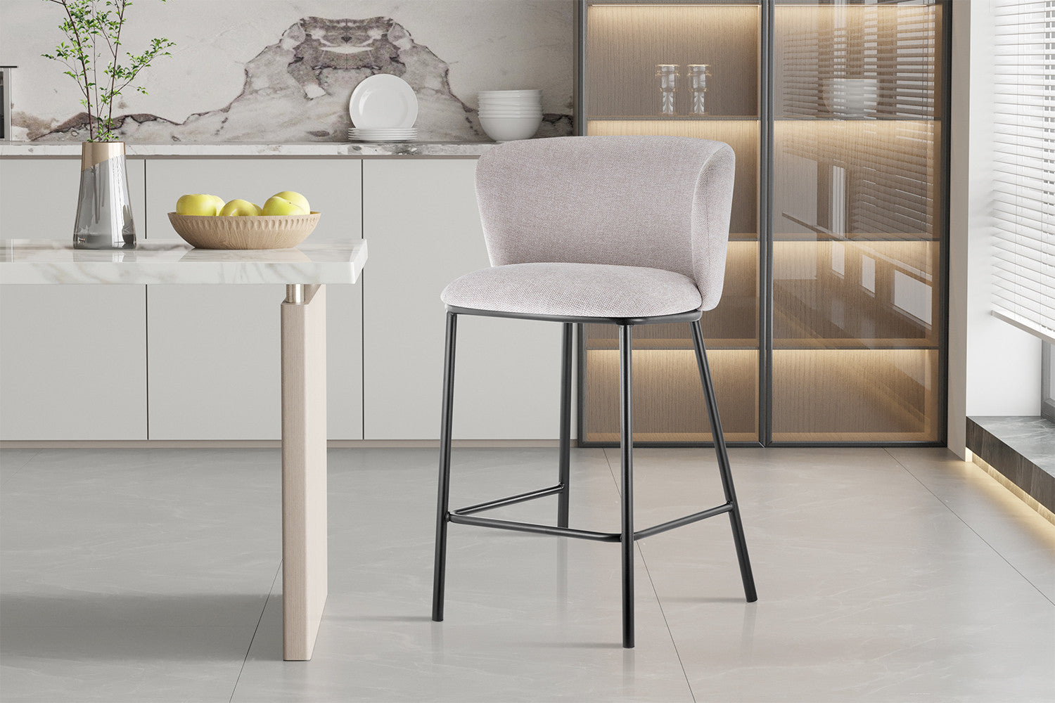 Counterstoel art Stof Ote Belfast 23 Beige