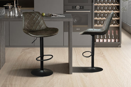 Barstoel finito PU Ote Topper 05 Donkerbruin