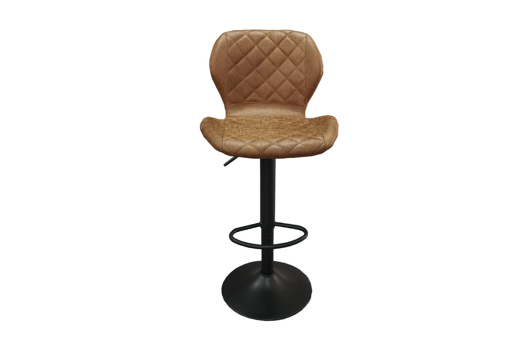 Barstoel devites PU Ote Topper 02 Cognac