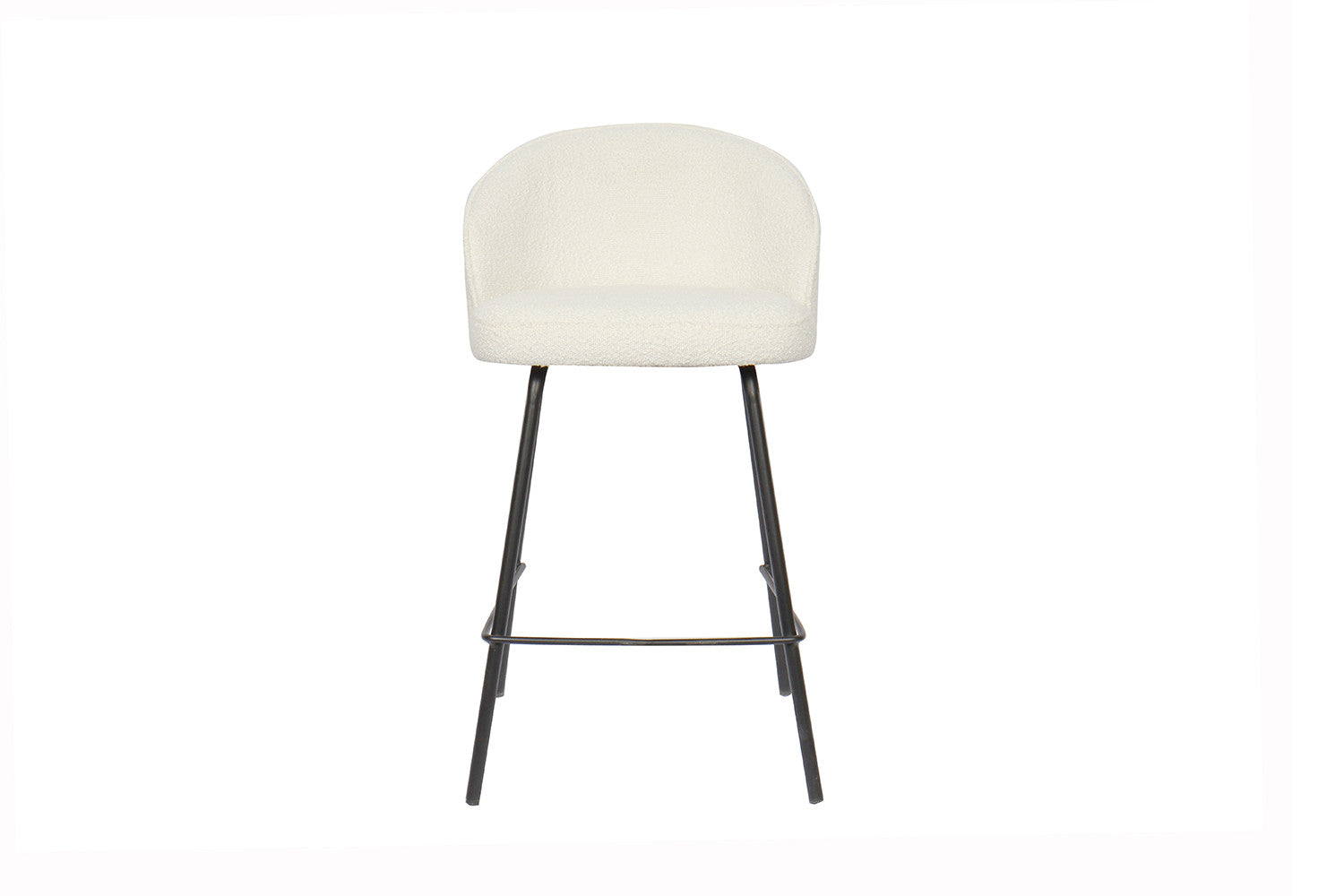 Counterstoel jun Bouclé Wit