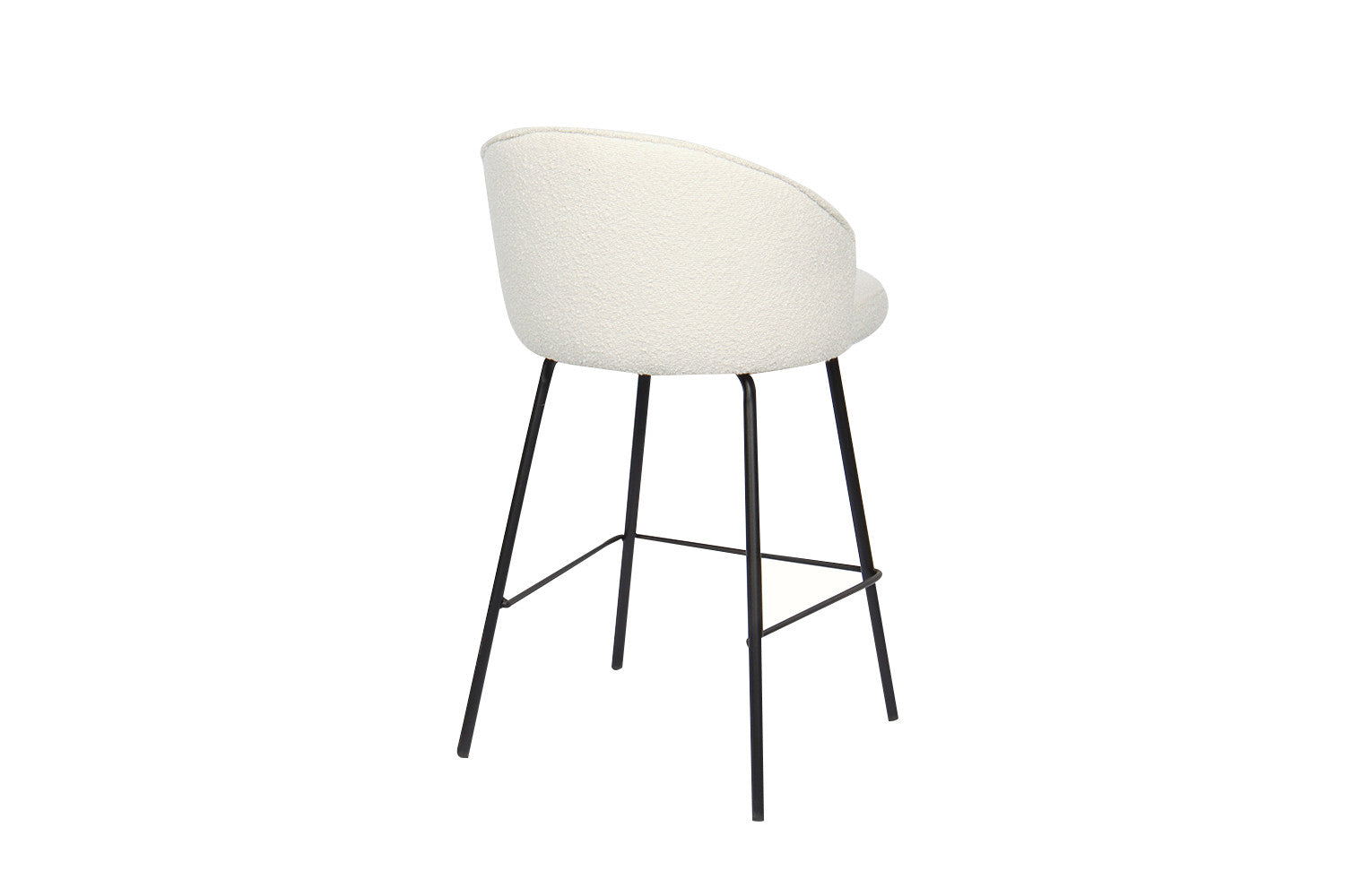 Counterstoel jun Bouclé Wit