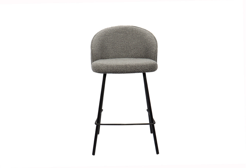 Counterstoel jun Bouclé Grijs