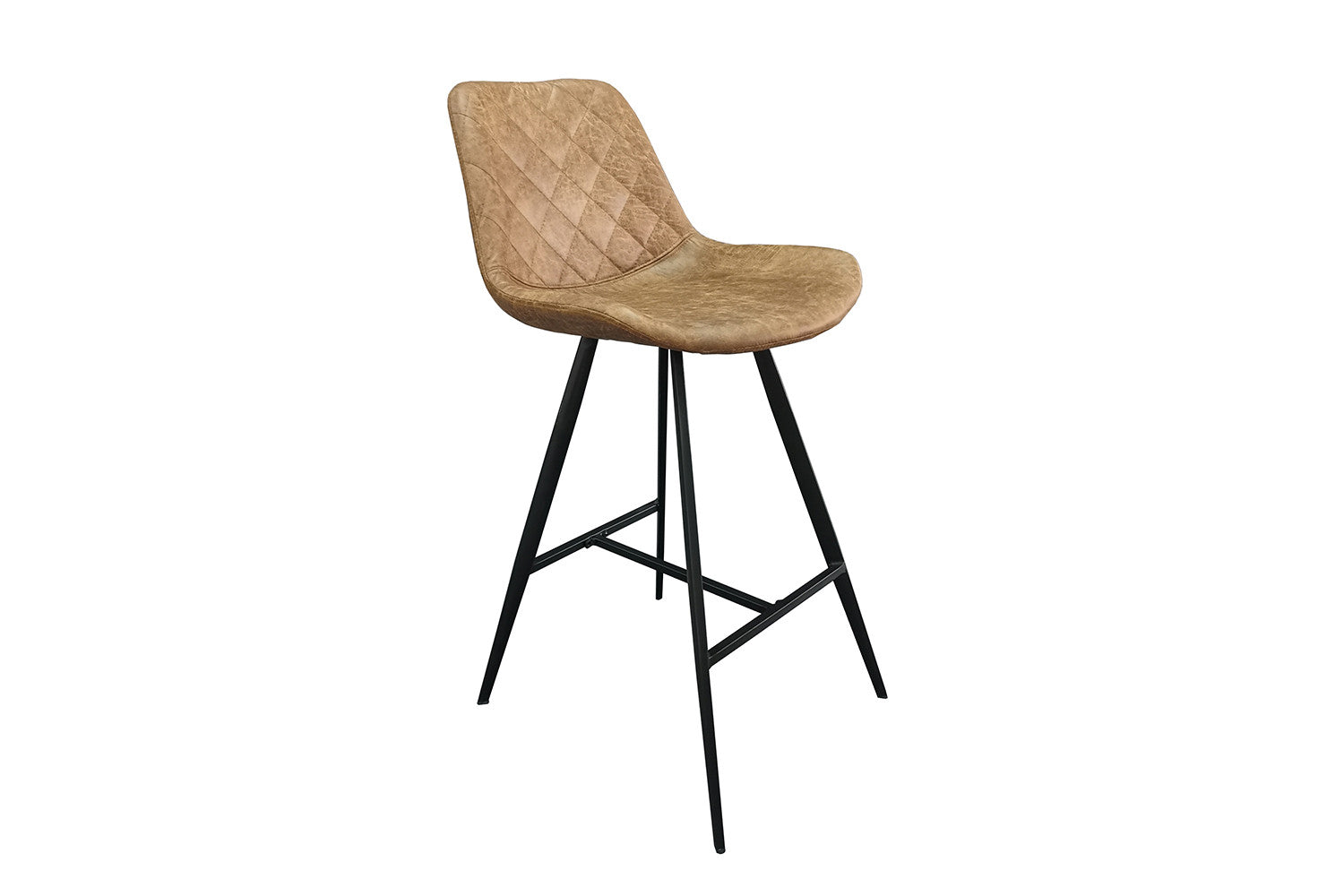 Barstoel movito PU Ote Topper 02 Cognac