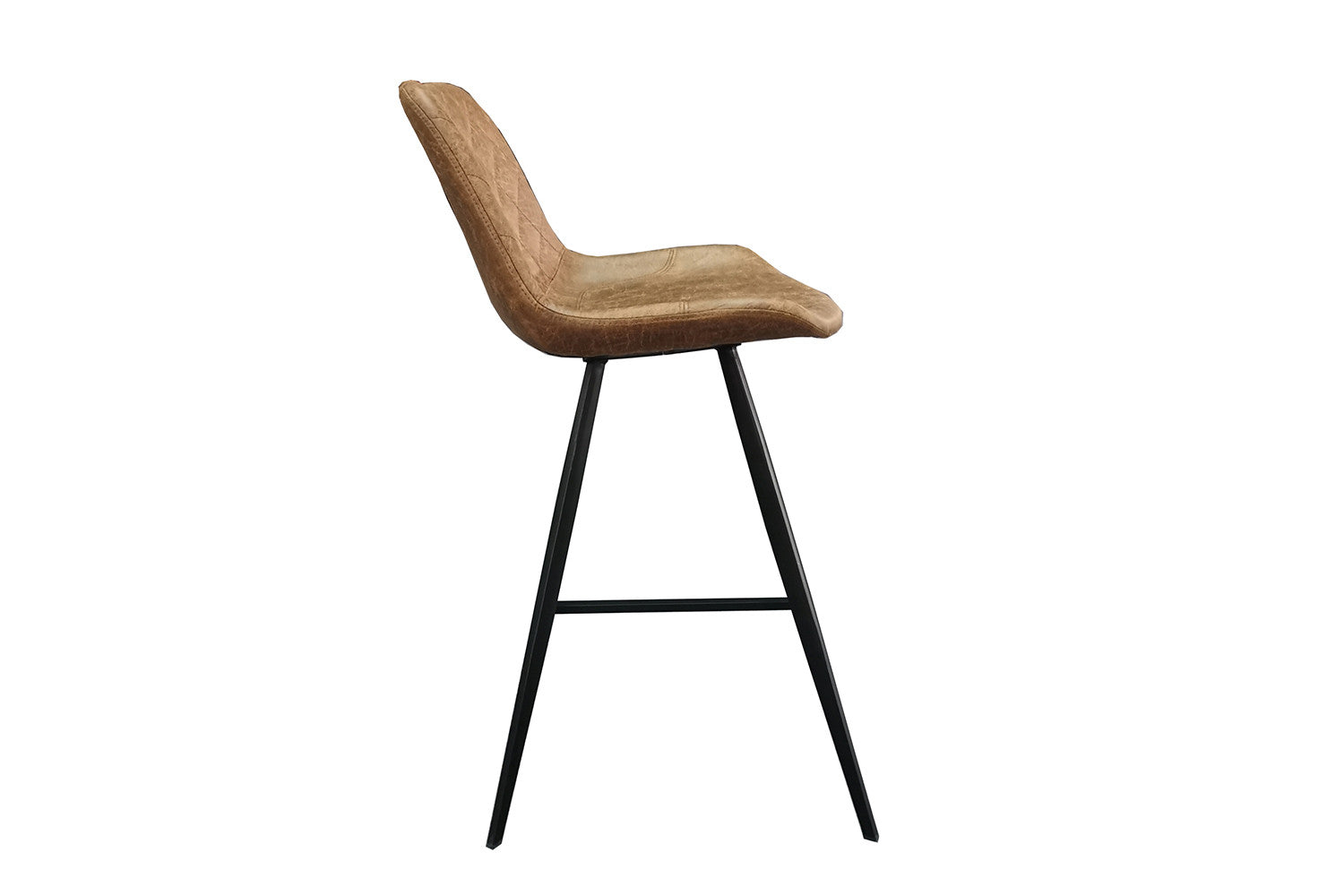 Barstoel movito PU Ote Topper 02 Cognac