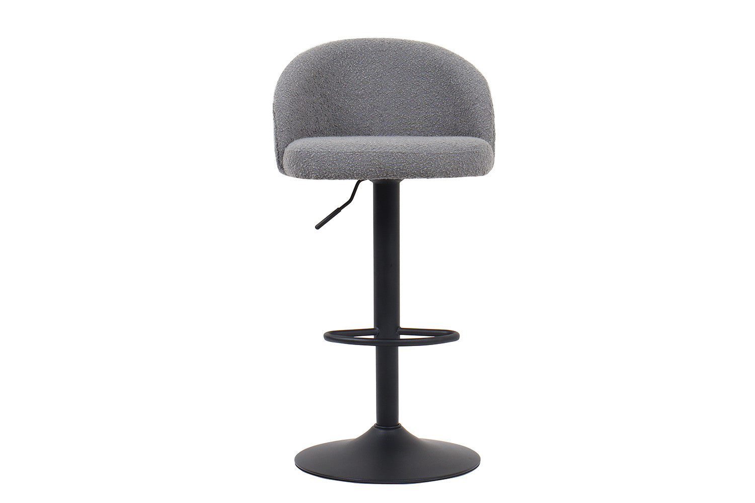 Barstoel lamor Bouclé Lichtgrijs