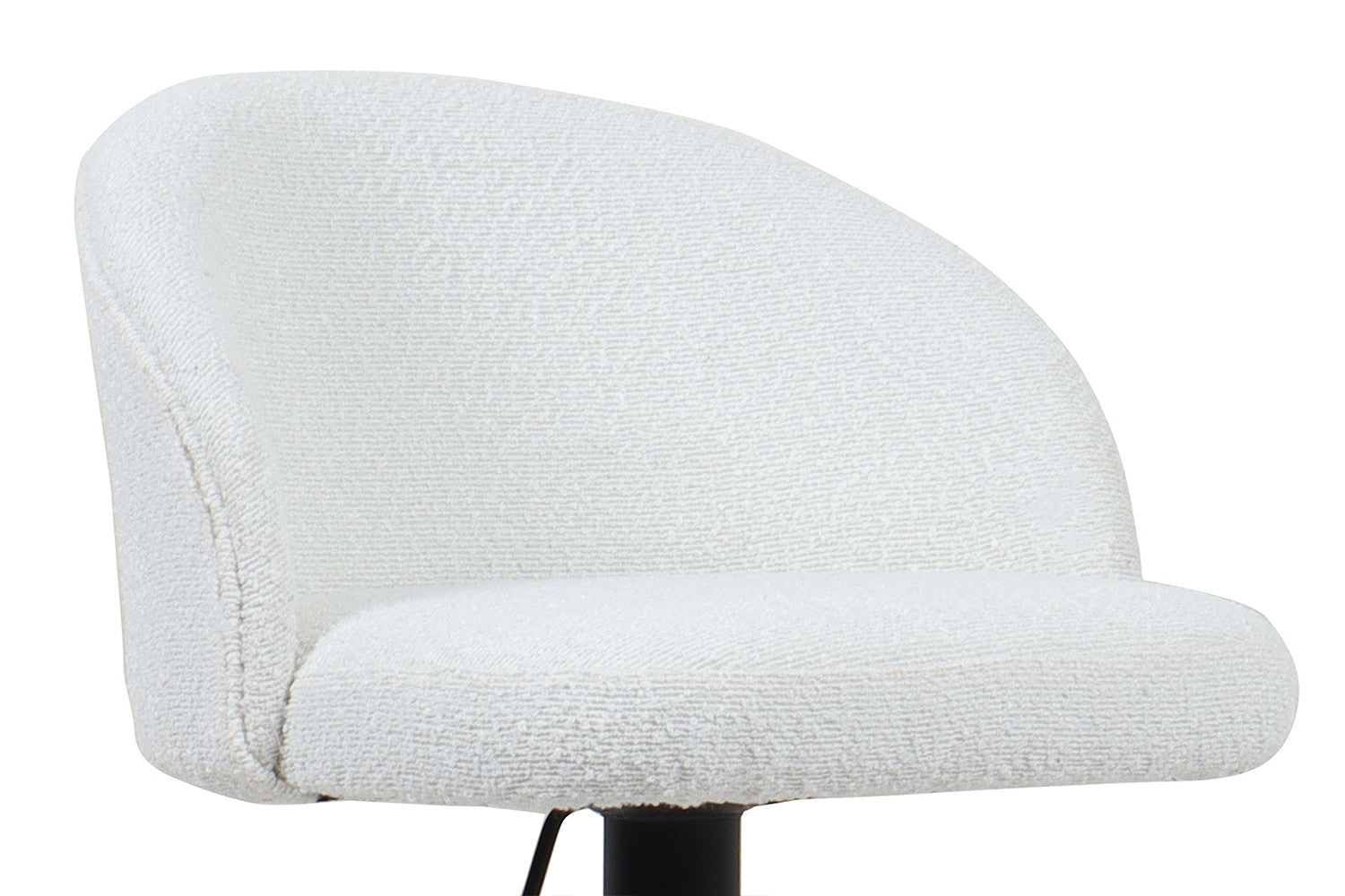 Barstoel lamor Bouclé Wit