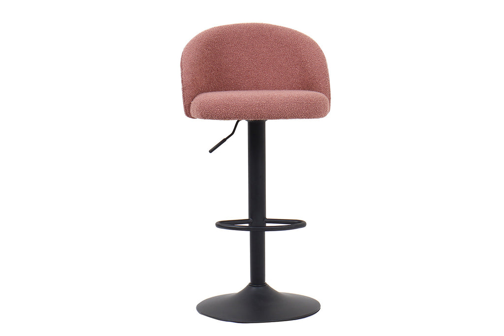Barstoel lamor Bouclé Roze